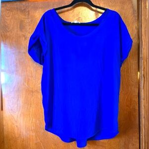 Royal Blue Blouse